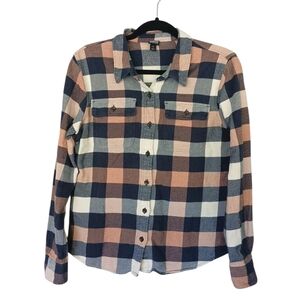 Patagonia Checkered Plaid Flannel Button Down Size Small